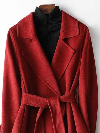 Virginia | Women's Belted Wrap Coat