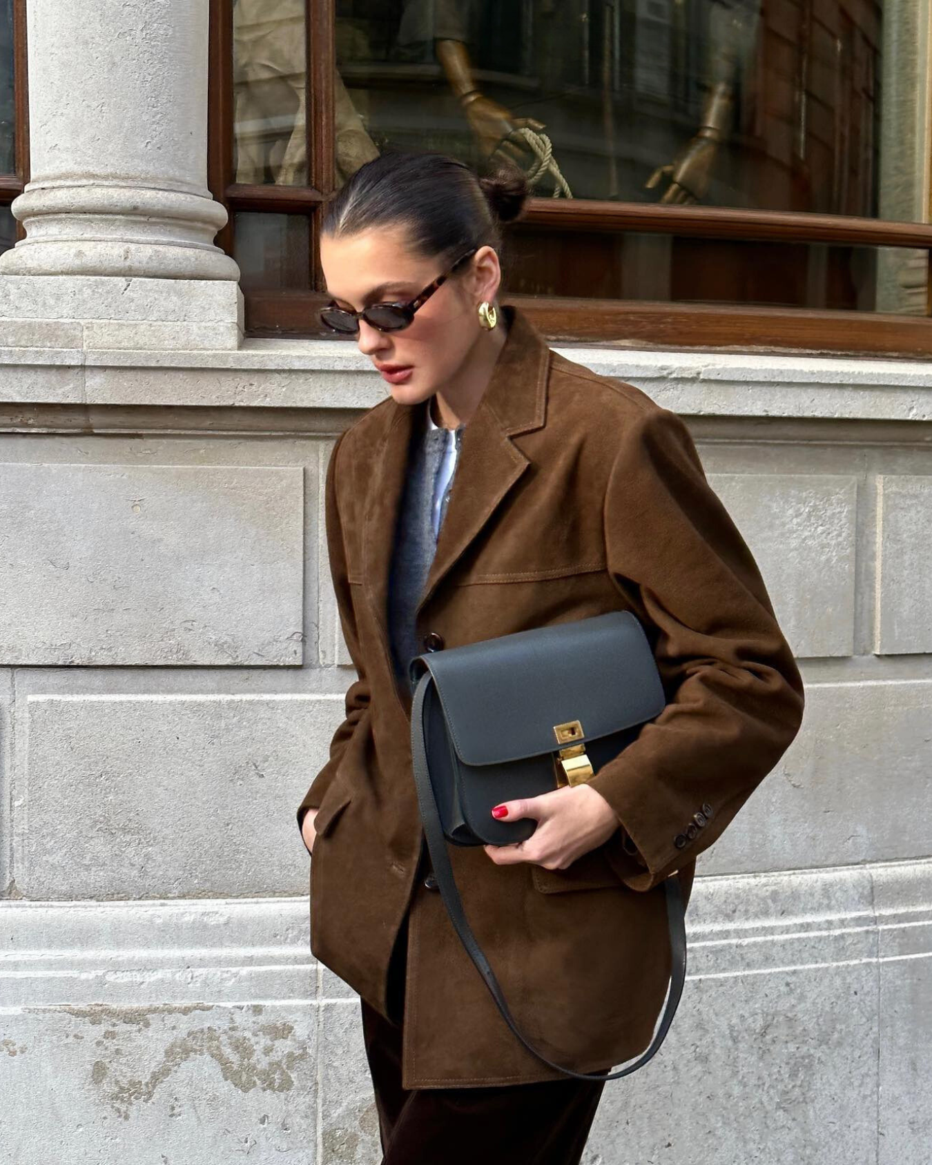 Francine® | Suede blazer for women