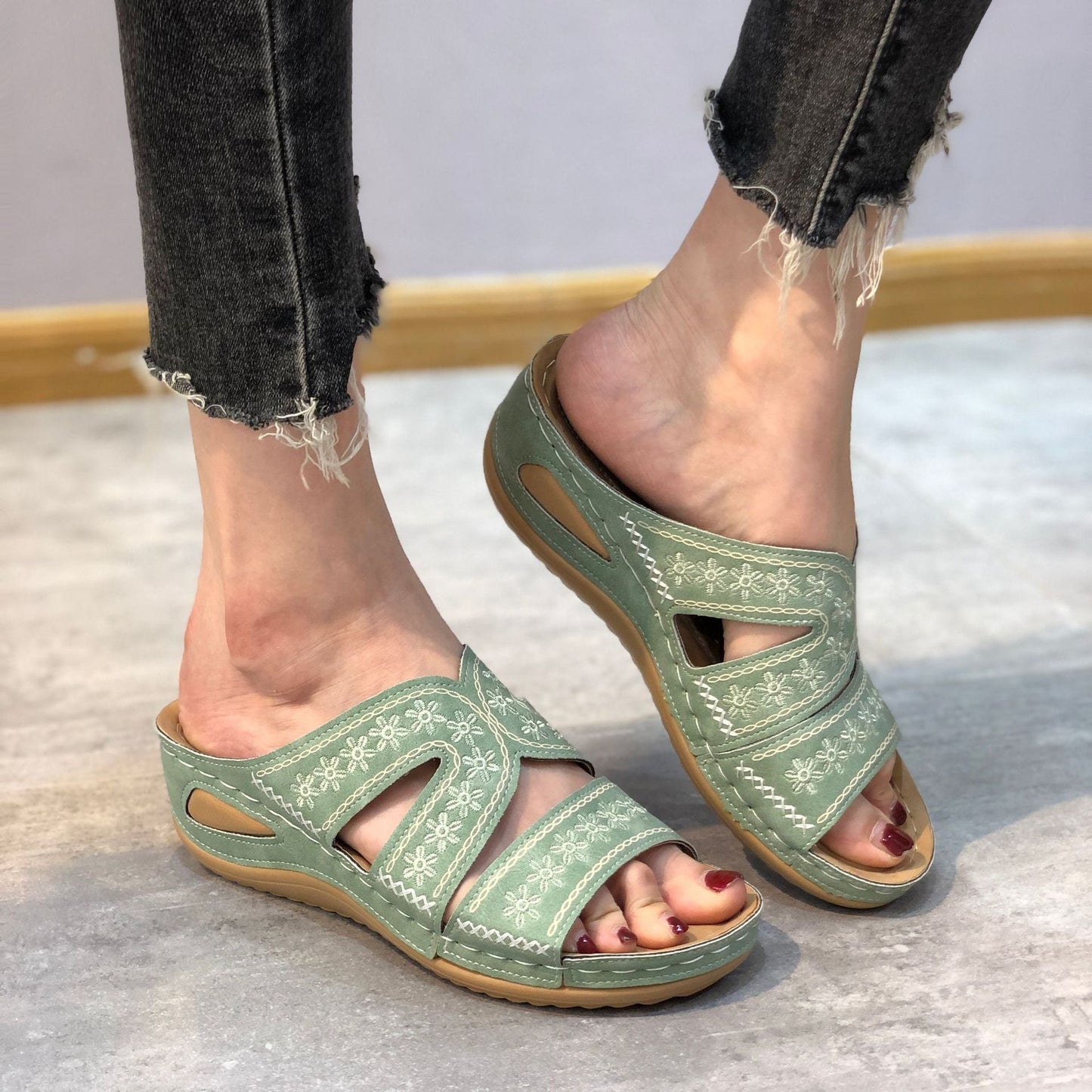 Patty | Orthopedic Wedge Sandals