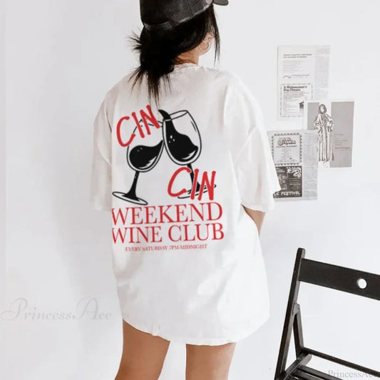 Wine Club Retro T-shirt