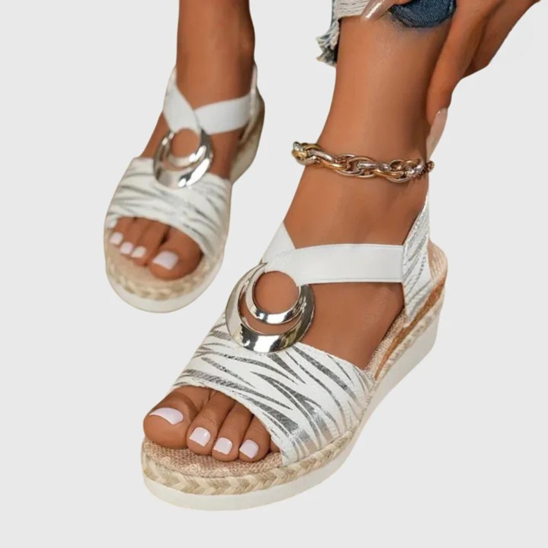 Gina | Women's Ankle Strap Wedge Sandals