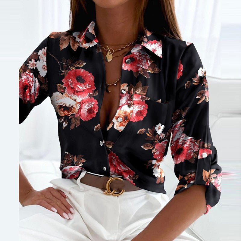 Auristela® | Blouse With Turn-Down Collar