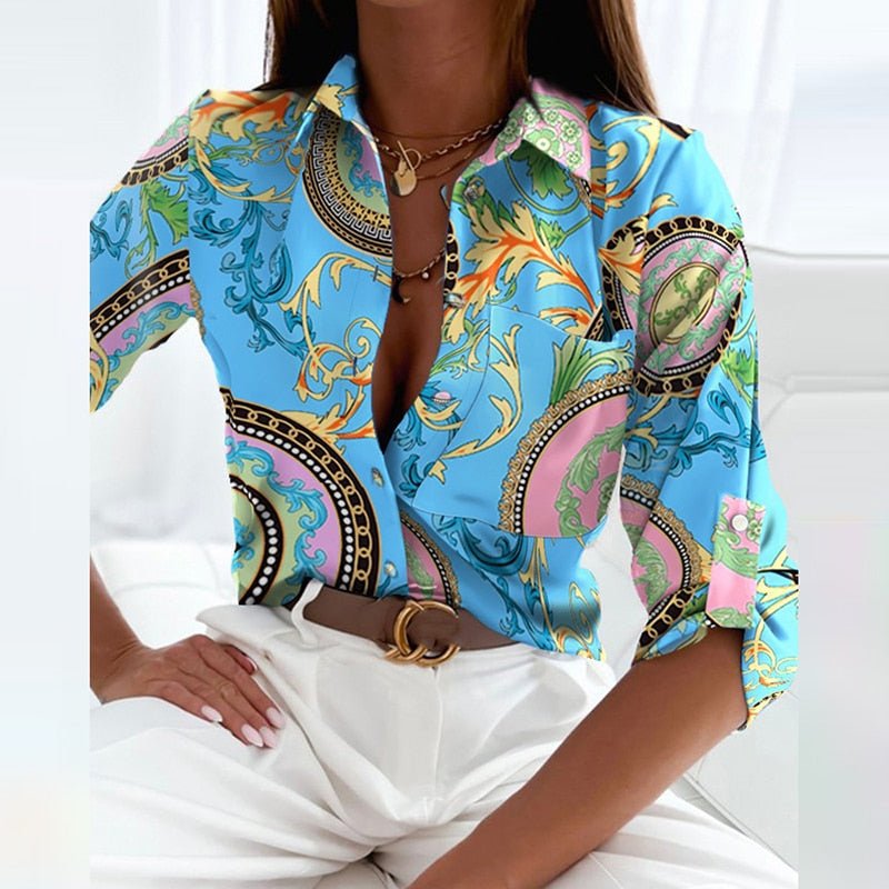 Ariadna® | Blouse With Turn-Down Collar