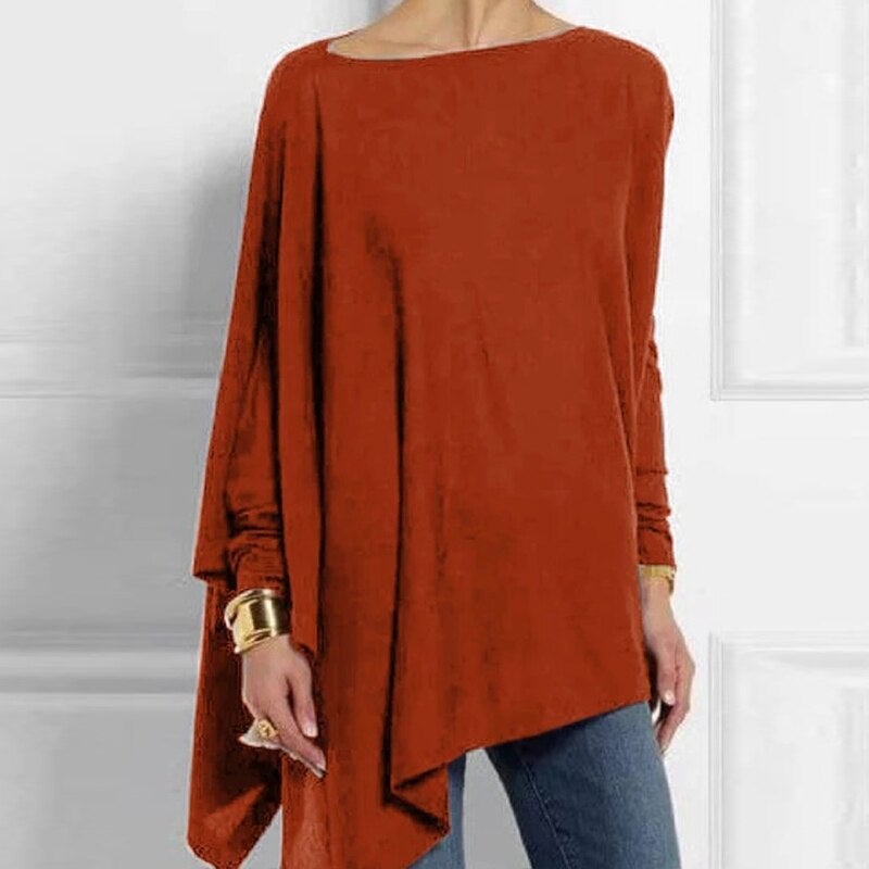 Luz María® | Elegant Asymmetric Blouse With A Loose Fit