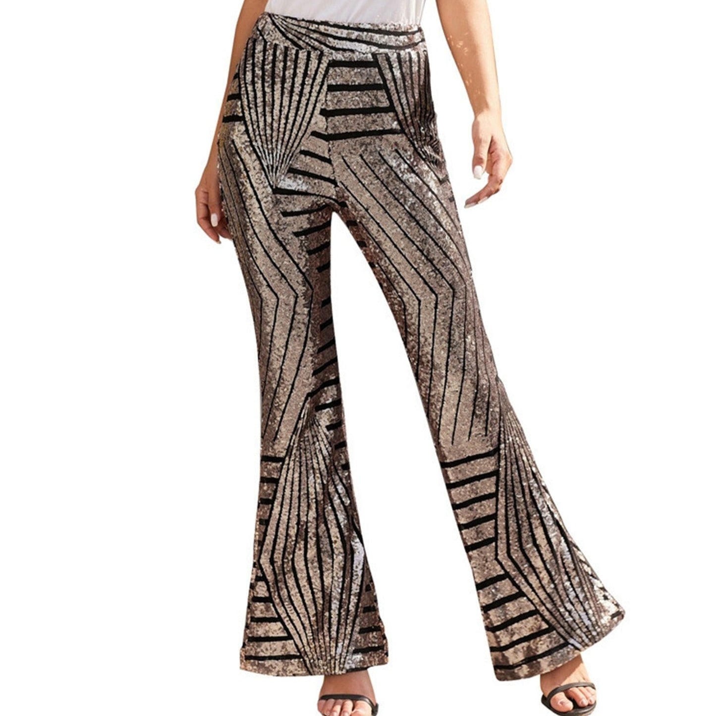 Priscila® | Women's loose sequin pants