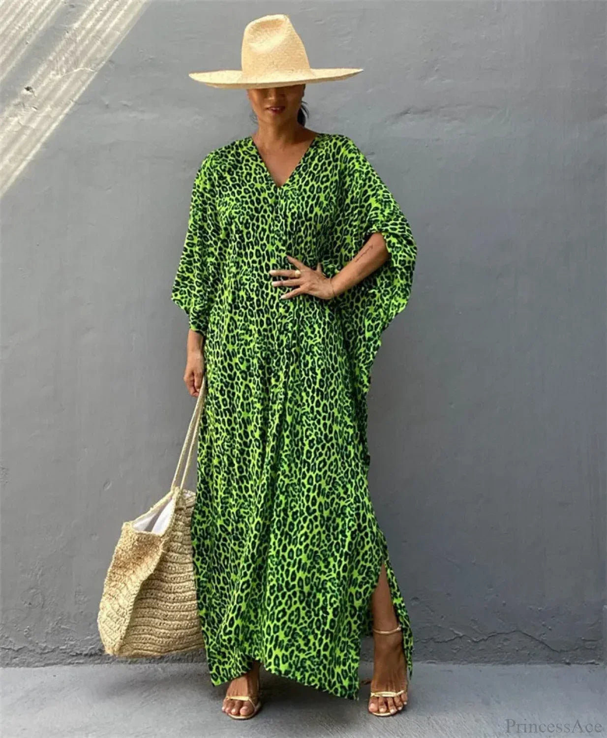 Women Swimsuit Kaftan Tunic Beach Cover Up