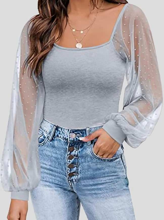 Stephanie® | Chic Lighthouse Sleeve Blouse