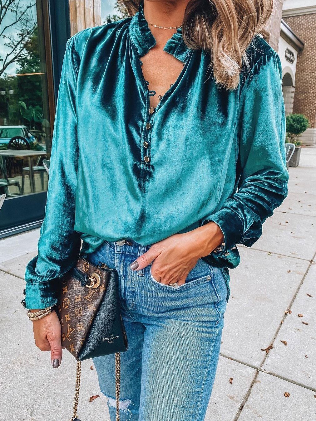 Sydney® | Elegant Classic Wide Sleeve Blouse