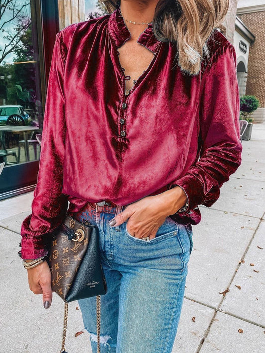 Sydney® | Elegant Classic Wide Sleeve Blouse