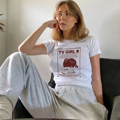 Y2k Gothic Harajuku Baby Tee T-shirt