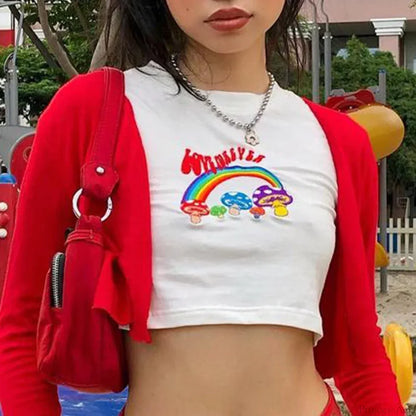 Y2k Gothic Harajuku Baby Tee T-shirt