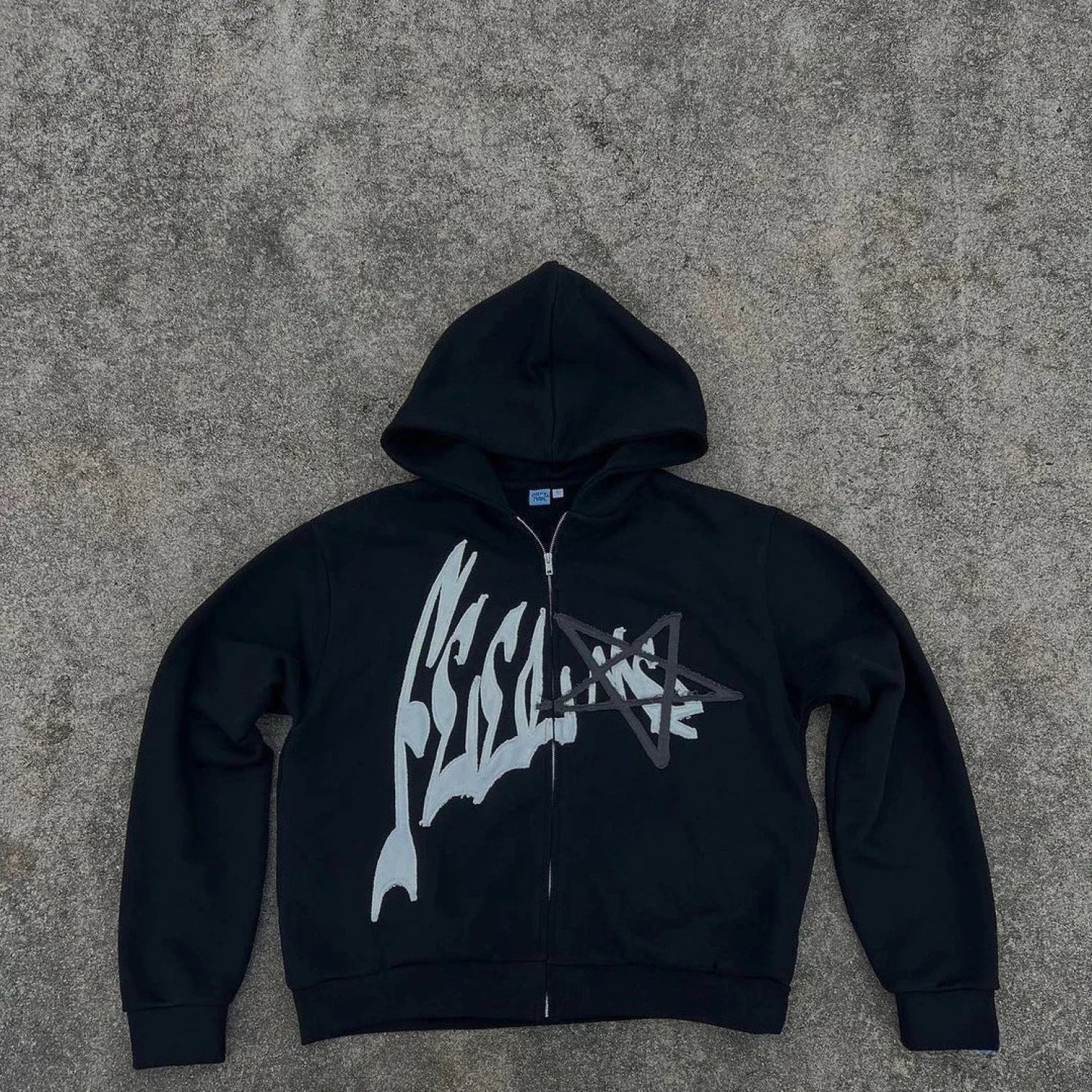 Y2K Retro Letter Hoodie