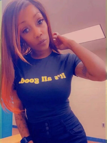 Y2k Slim Fitted Cropped Baby T-shirt