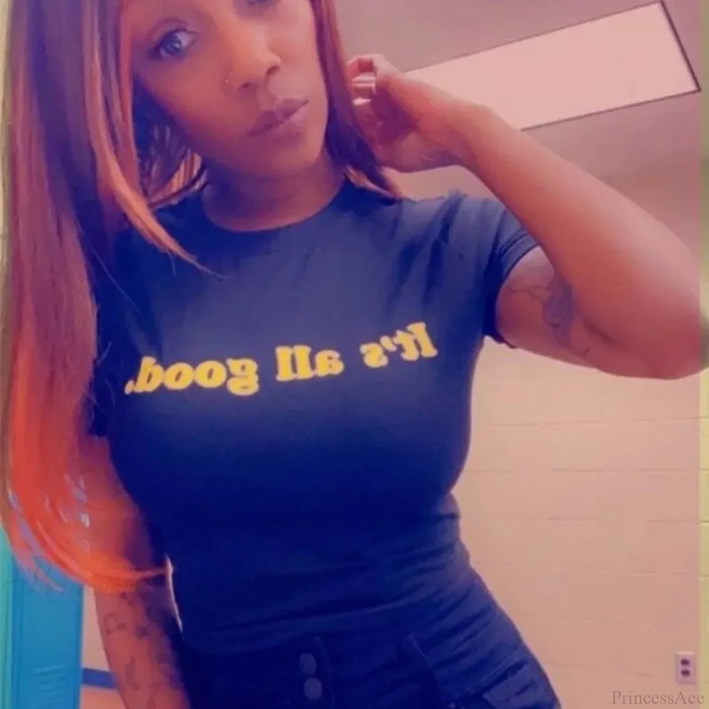 Y2k Slim Fitted Cropped Baby T-shirt