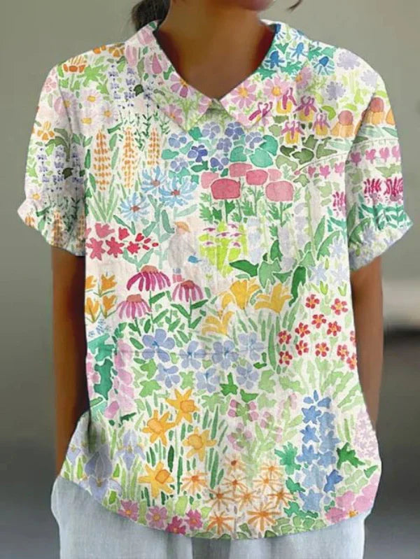 Paris® | Floral Pattern Casual Blouse