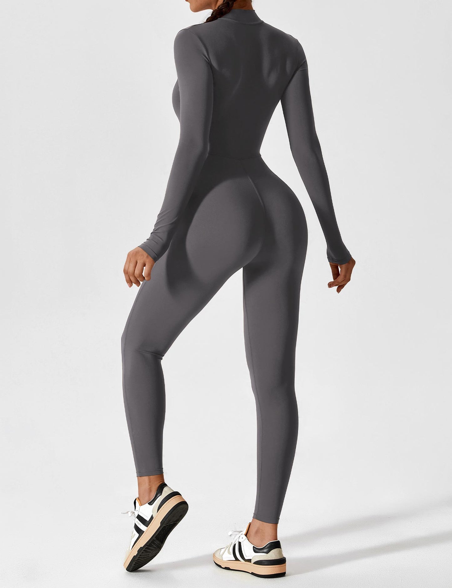 Julia | Women’s Spring Stretch Zip Up Jumpsuit