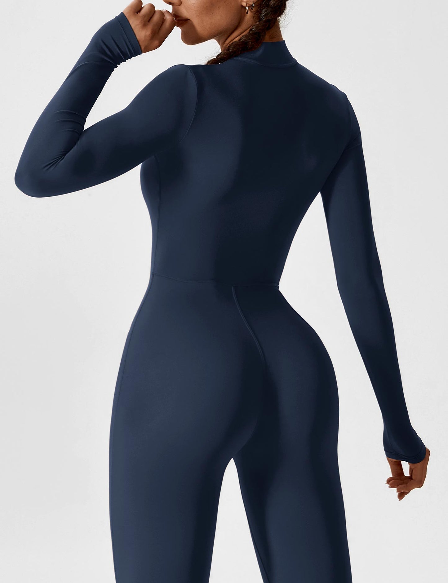 Julia | Women’s Spring Stretch Zip Up Jumpsuit