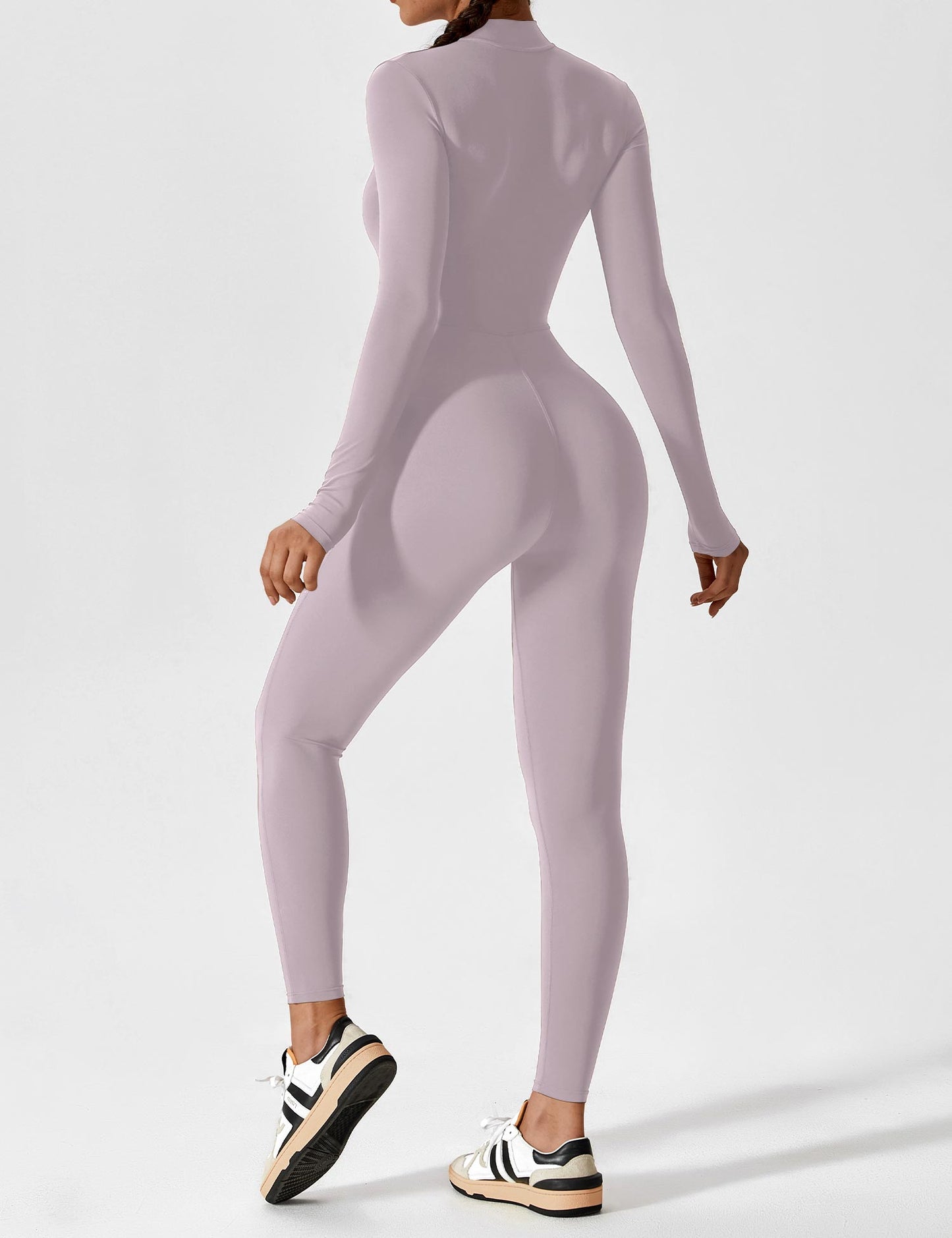 Julia | Women’s Spring Stretch Zip Up Jumpsuit