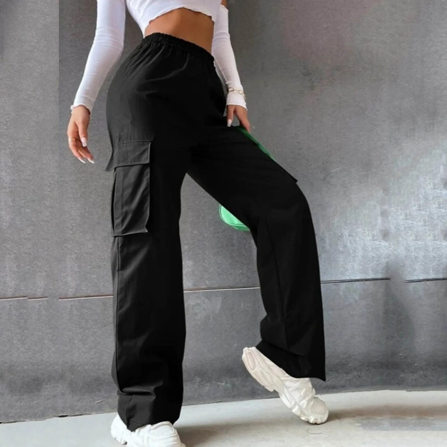 Estela | Women's high-waisted cargo pants
