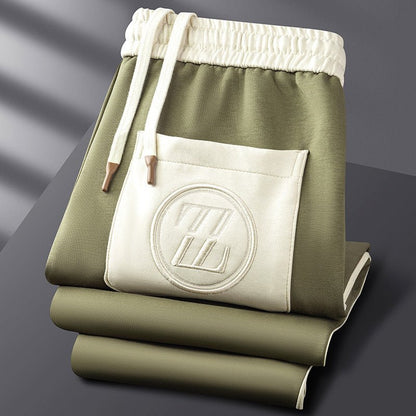 Men’s 2-Piece Tracksuit Set With Zip Jacket and Side-Striped Joggers