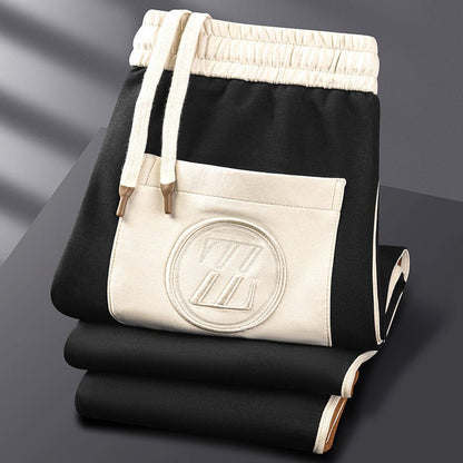 Men’s 2-Piece Tracksuit Set With Zip Jacket and Side-Striped Joggers