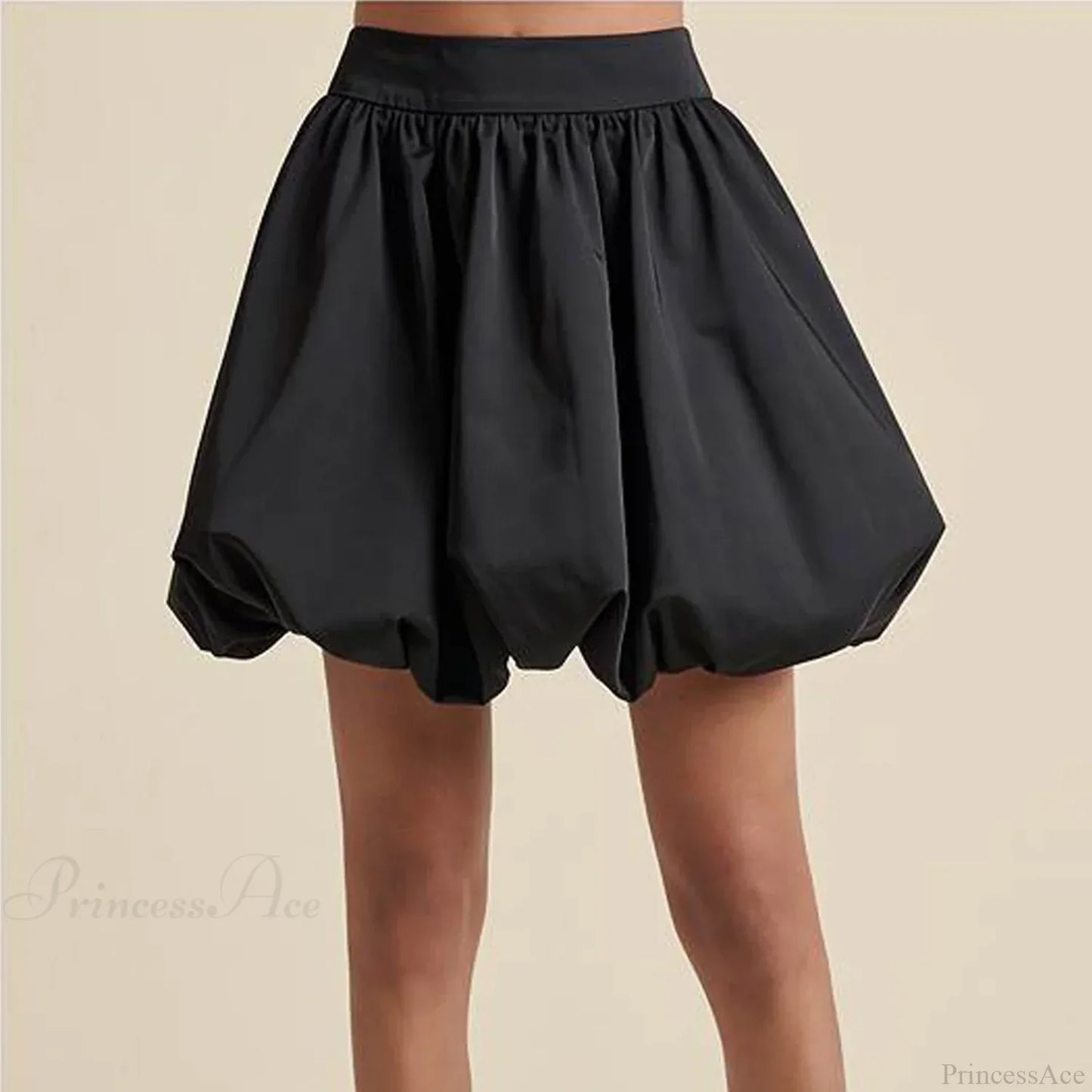 Zip Up Puffball Bubble Skirt