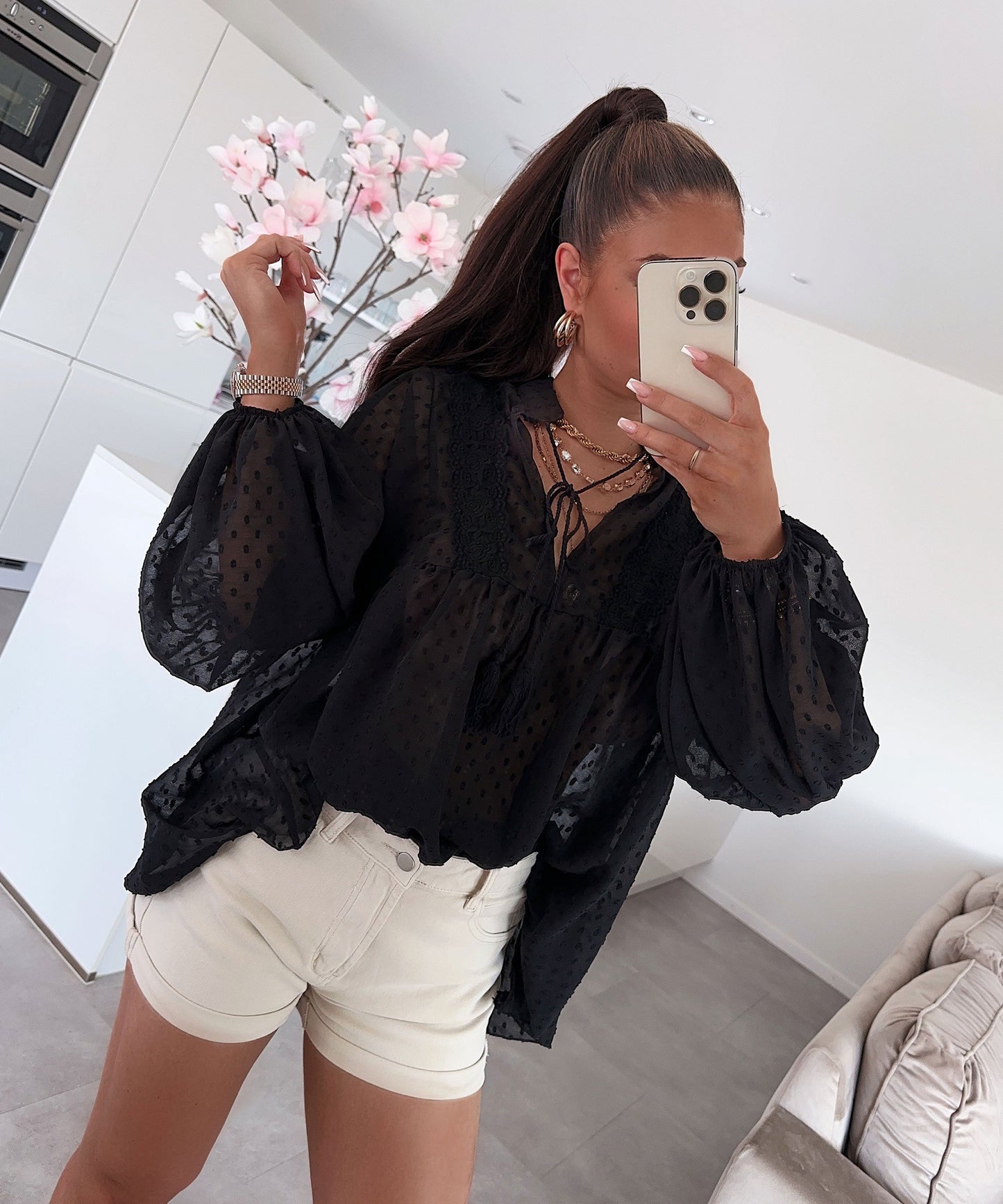 Gertrudis® | Black Blouse New